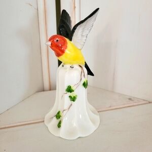 Vintage Porcelain Bird Bell